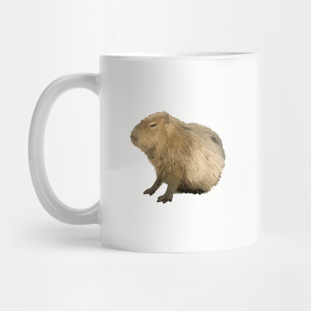 Cute capybara by ballooonfish